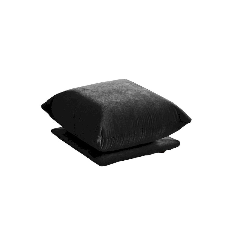 Canapé sectionnel en forme de L de 103 po, canapé modulaire 4 places minimaliste en chenille avec pouf réversible