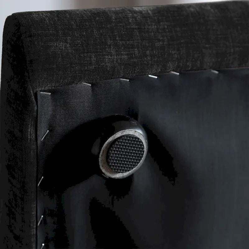 Canapé sectionnel en forme de L de 103 po, canapé modulaire 4 places minimaliste en chenille avec pouf réversible