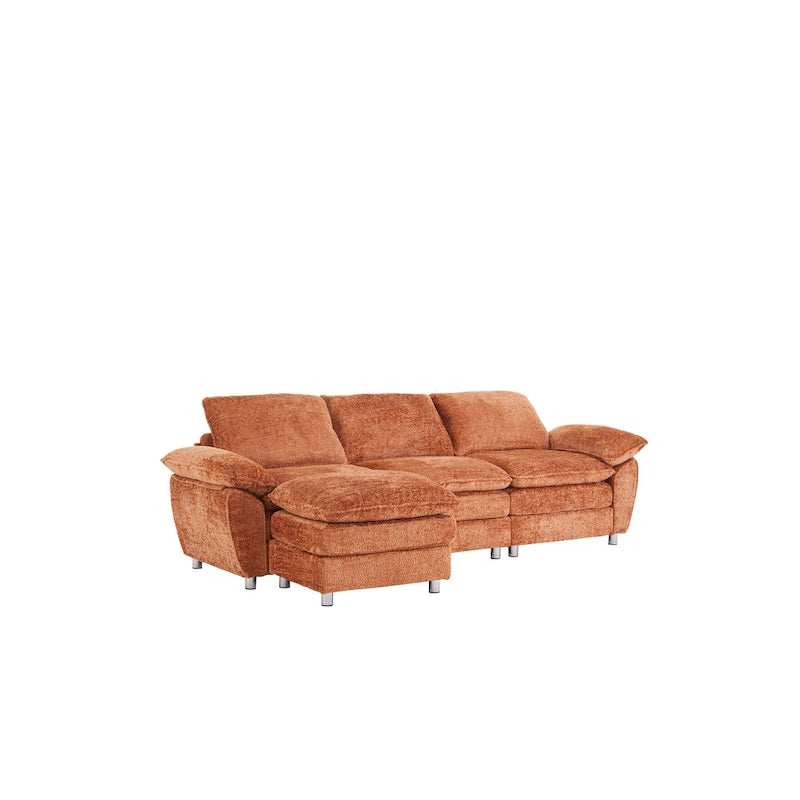 Canapé moderne foncé trois places, canapé-lit en polyester, mobilier rembourré confortable pour salon, appartement