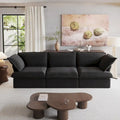 Canapé moderne et confortable nuage, canapé sectionnel minimaliste en duvet, housses de coussin amovibles