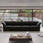 Canapé moderne et confortable nuage, canapé sectionnel minimaliste en duvet, housses de coussin amovibles