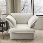Canapé moderne et confortable nuage, canapé sectionnel minimaliste en duvet, housses de coussin amovibles
