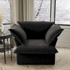 Canapé moderne et confortable nuage, canapé sectionnel minimaliste en duvet, housses de coussin amovibles