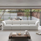 Canapé moderne et confortable nuage, canapé sectionnel minimaliste en duvet, housses de coussin amovibles