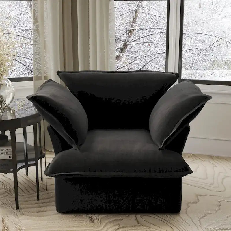 Canapé moderne et confortable nuage, canapé sectionnel minimaliste en duvet, housses de coussin amovibles