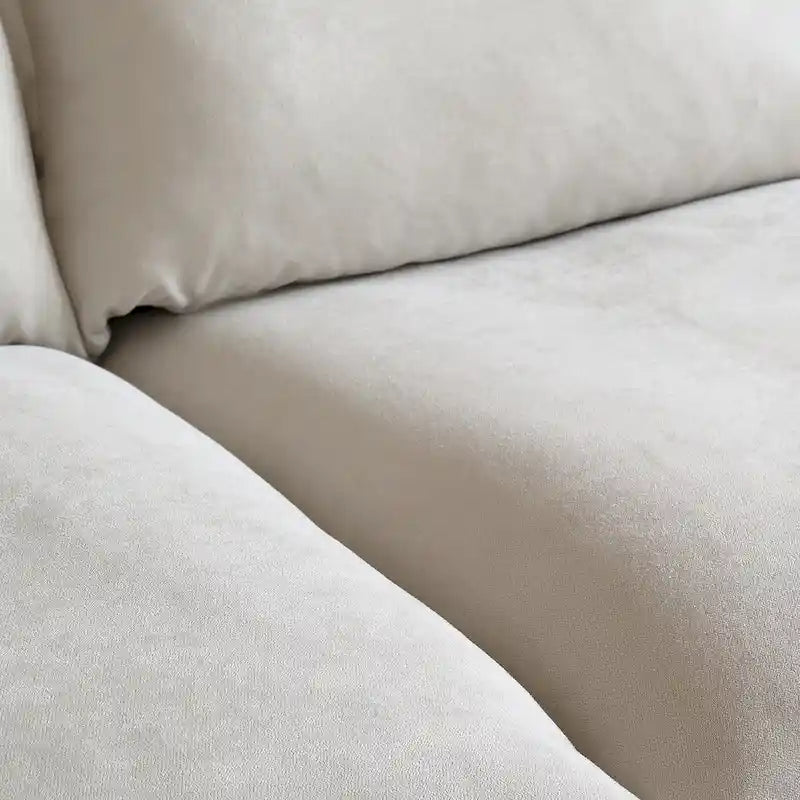 Canapé moderne et confortable nuage, canapé sectionnel minimaliste en duvet, housses de coussin amovibles
