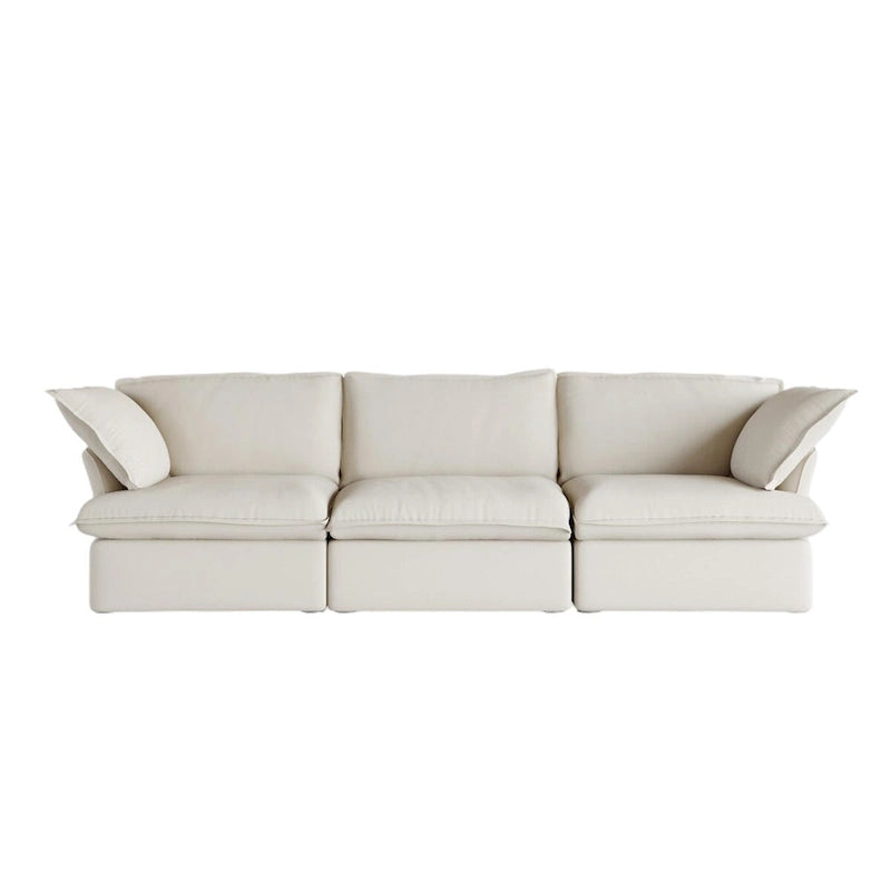 Canapé moderne et confortable nuage, canapé sectionnel minimaliste en duvet, housses de coussin amovibles