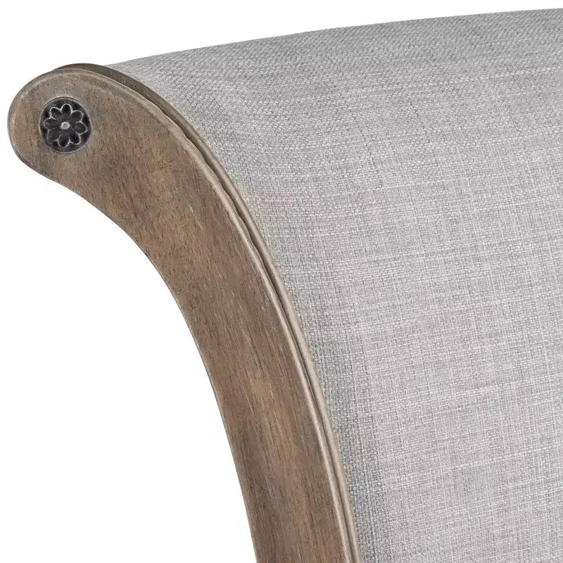 55 Downing Street Oliver 26 tabouret de comptoir pivotant traditionnel en frêne gris et chêne