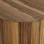 Table d'appoint marron large Crestview Collection Limba 23 1/4