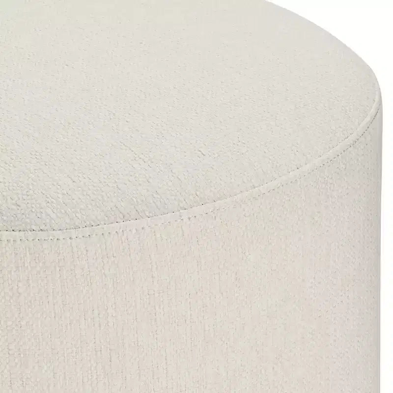 55 Downing Street Daniel Wood Tabouret de bar pivotant marron de 64,7 cm de haut avec coussin Zeus Pearl moderne pour îlot de cuisine à hauteur de comptoir