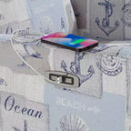 Fauteuil inclinable électrique 3 positions Kensington Hill Gulls Point Sky 27 1/2 po de largeur bleu