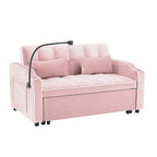 Canapé convertible en velours