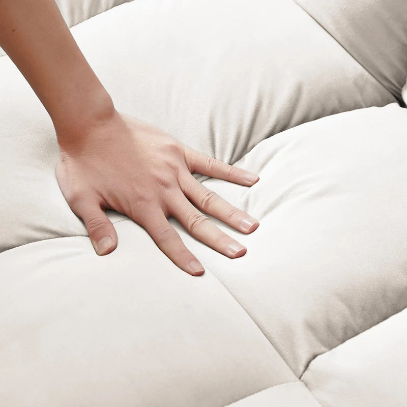 Canapé convertible en velours