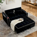 Canapé-lit polyvalent pliable de 140 cm en 3 longueurs