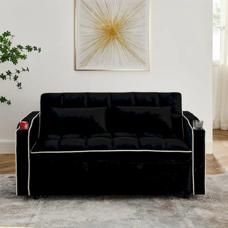 Canapé-lit polyvalent pliable de 140 cm en 3 longueurs