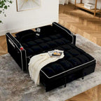 Canapé-lit polyvalent pliable de 140 cm en 3 longueurs
