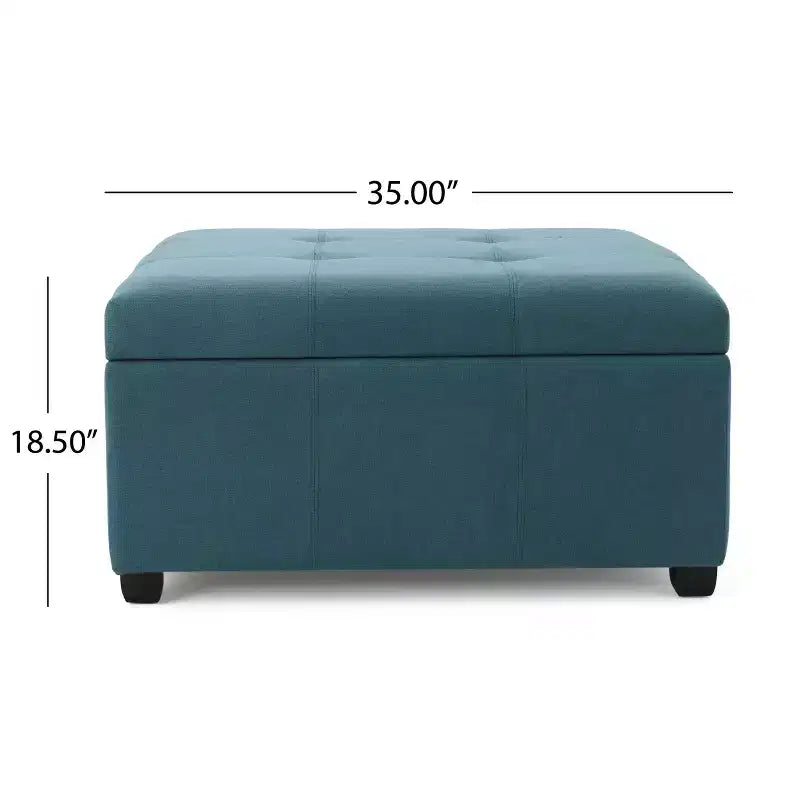 Christopher Knight Home Carlsbad - Pouf de rangement contemporain capitonné