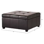 Christopher Knight Home Carlsbad - Pouf de rangement contemporain capitonné