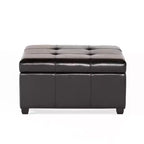 Christopher Knight Home Carlsbad - Pouf de rangement contemporain capitonné