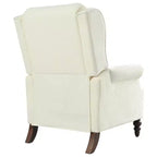 Fauteuil inclinable 30W à oreilles et pieds en bois en forme de calebasse - ModernLuxe