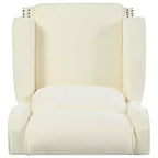 Fauteuil inclinable 30W à oreilles et pieds en bois en forme de calebasse - ModernLuxe