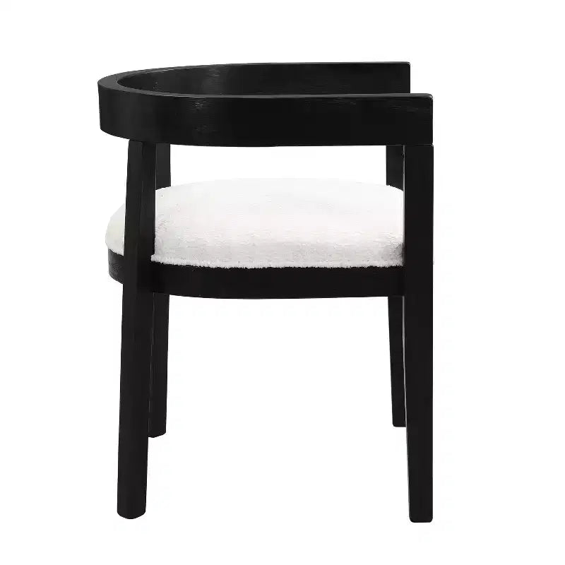 Chaises de salle à manger GDFStudio Vande en bois tapissé de tissu (lot de 2)