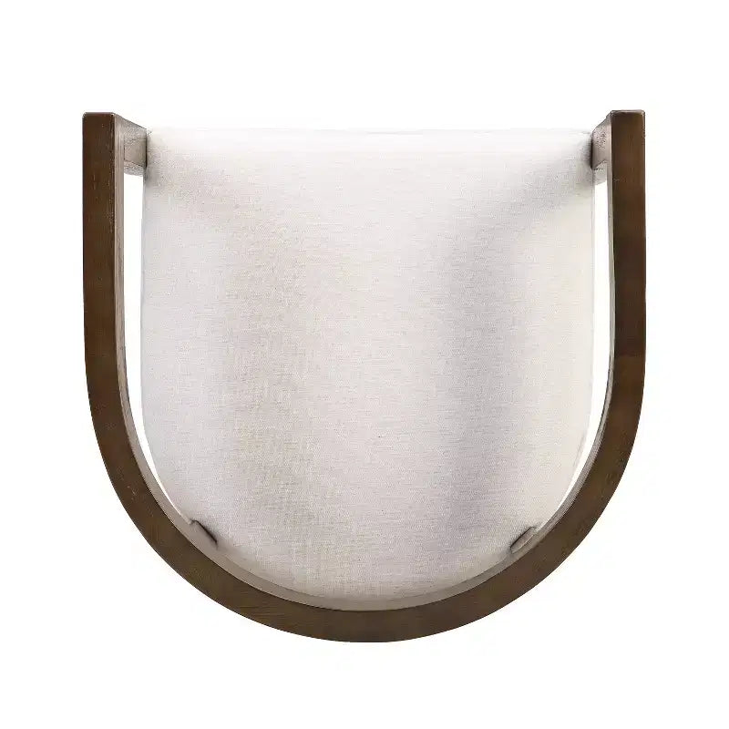 Chaises de salle à manger GDFStudio Vande en bois tapissé de tissu (lot de 2)