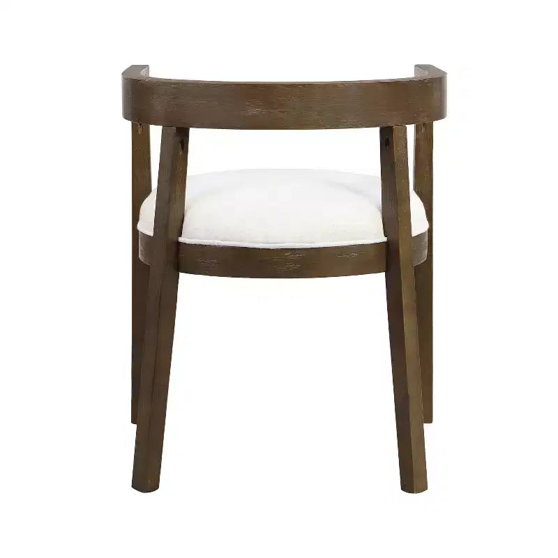 Chaises de salle à manger GDFStudio Vande en bois tapissé de tissu (lot de 2)