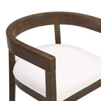 Chaises de salle à manger GDFStudio Vande en bois tapissé de tissu (lot de 2)