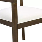 Chaises de salle à manger GDFStudio Vande en bois tapissé de tissu (lot de 2)