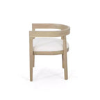 Chaises de salle à manger GDFStudio Vande en bois tapissé de tissu (lot de 2)