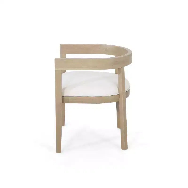 Chaises de salle à manger GDFStudio Vande en bois tapissé de tissu (lot de 2)