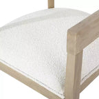 Chaises de salle à manger GDFStudio Vande en bois tapissé de tissu (lot de 2)