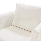 Ensemble de 2 chaises pivotantes modernes LUE BONA en chenille pour salon