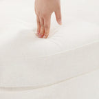 Ensemble de 2 chaises pivotantes modernes LUE BONA en chenille pour salon