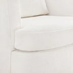 Ensemble de 2 chaises pivotantes modernes LUE BONA en chenille pour salon