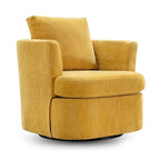 Ensemble de 2 chaises pivotantes modernes LUE BONA en chenille pour salon