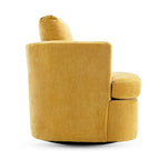 Ensemble de 2 chaises pivotantes modernes LUE BONA en chenille pour salon