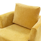 Ensemble de 2 chaises pivotantes modernes LUE BONA en chenille pour salon