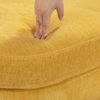 Ensemble de 2 chaises pivotantes modernes LUE BONA en chenille pour salon