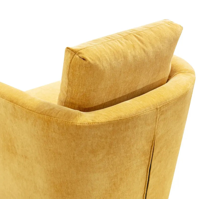 Ensemble de 2 chaises pivotantes modernes LUE BONA en chenille pour salon