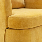 Ensemble de 2 chaises pivotantes modernes LUE BONA en chenille pour salon