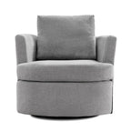 Ensemble de 2 chaises pivotantes modernes LUE BONA en chenille pour salon