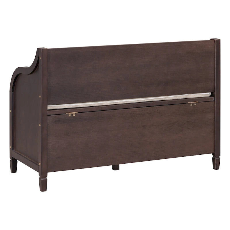 Banc de rangement multifonctionnel pour entrée