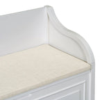 Banc de rangement multifonctionnel pour entrée