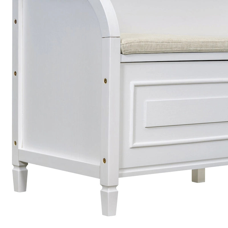 Banc de rangement multifonctionnel pour entrée
