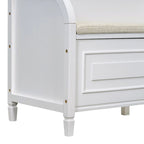 Banc de rangement multifonctionnel pour entrée