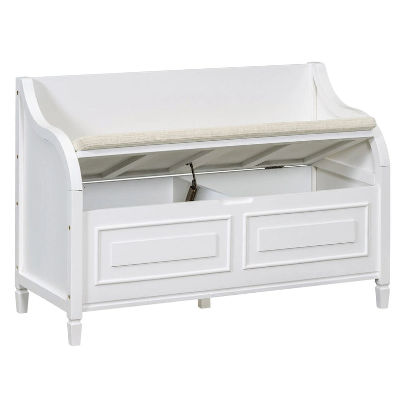 Banc de rangement multifonctionnel pour entrée