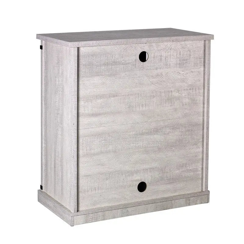 Meuble TV compact de 32 po avec porte de grange, pour téléviseurs jusqu'à 40 po de largeur