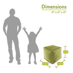 Pouffe Cube d'Intérieur Collection Villa Majestic Home Goods